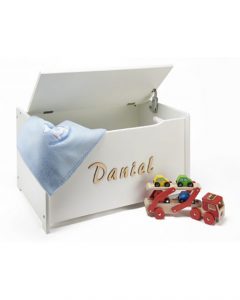 Personalised wooden toy chest