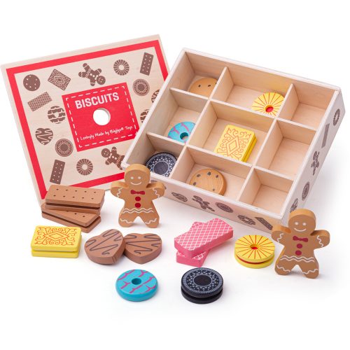 wooden biscuit box personalised