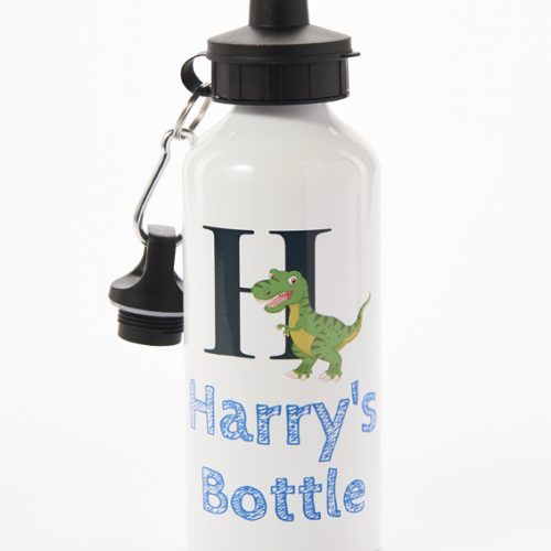 Personalised Dinosaur water bottle