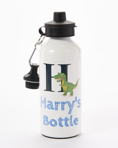 Personalised Dinosaur water bottle