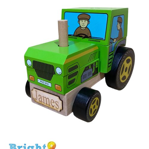 A stacking tractor puzzle