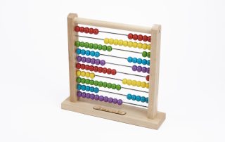 A wooden educational personalised toy.